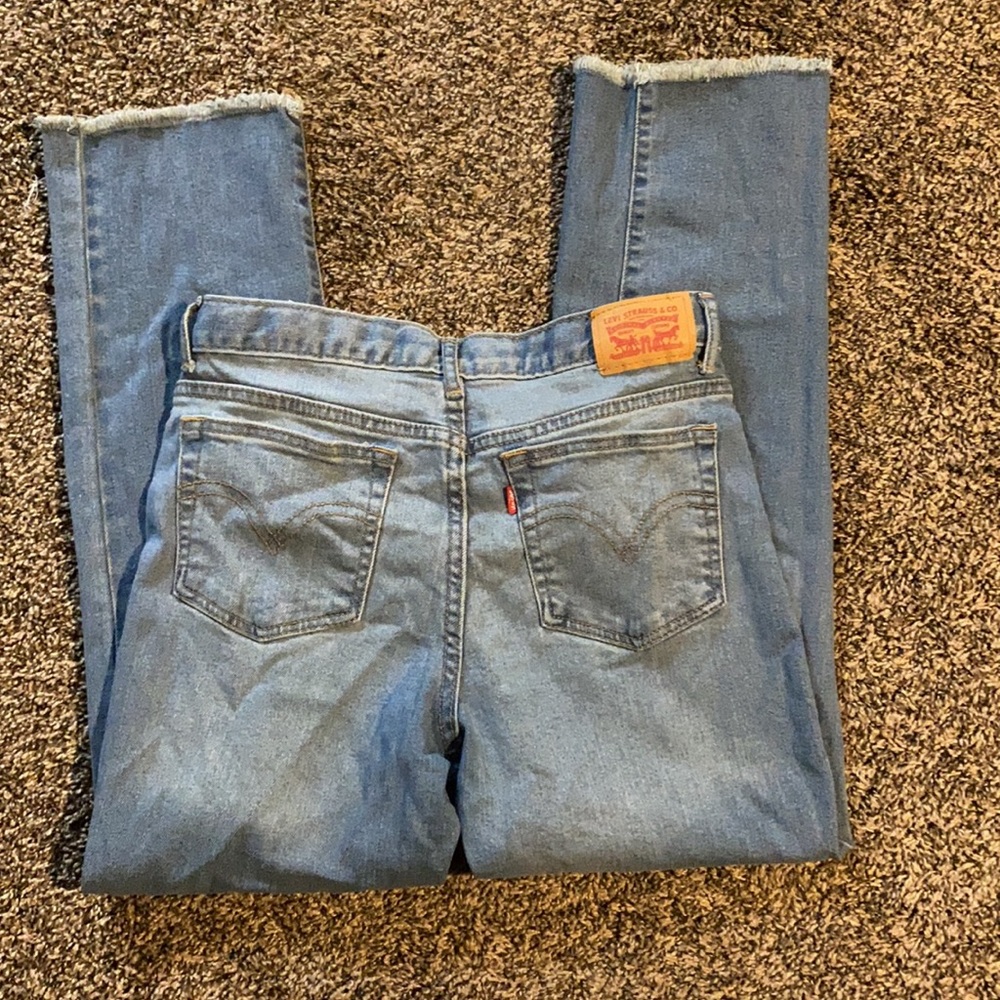 GIRLS LEVIS - High Rise , Ankle Straight - Picture 5 of 5